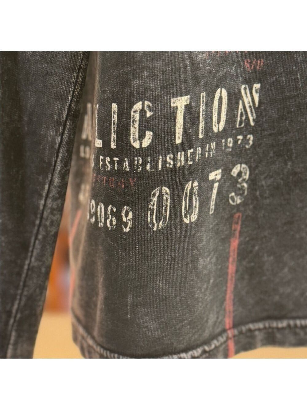 Affliction Men's Black Lost Souls Graphic T-Shirt Large - Picture 5 of 13